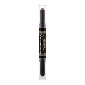 Max Factor Krémové oční stíny v tužce 2v1 (Contouring Stick Eyeshadow) 15 g Krémové oční stíny v tužce 2v1 (Contouring Stick Eyeshadow) 15 g - Odstín 002 Warm Taupe & Amber Brown woman