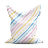 Sedací vak Tříbarevné pruhy: 150x100 cm