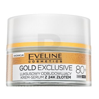 Eveline Gold Exclusive pleťový krém Luxurious Regenerating Cream Serum 80+ 50 ml