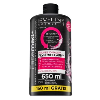 Eveline FaceMed+ odličovací micelární voda Detoskin Professional Micellar Water 650 ml