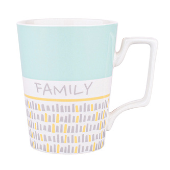 HRNEC KONICKÝ VYSOKÝ NBC 560ML VZOR FAMILY MENTOVO-ZELENÝ