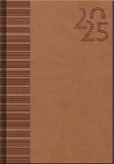 Diář 2025 Vivella Brown, týdenní A5