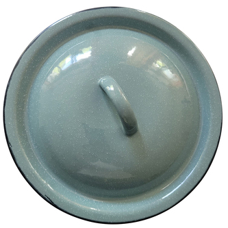 SMALTOVANÁ POKLIČKA 24CM ŠALVĚJOVÁ