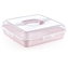 KOLÁČOVÝ KONTEJNER NA PARTY 34.5X34.5X10.5CM NORDIC PINK (10664)