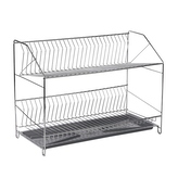 OSUŠKA NA NÁDOBÍ 2-POLOŽKOVÁ 50CM S PODLOŽKOU CHROM