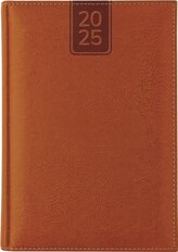 Diář 2025 Nebraska Light Brown, týdenní A5
