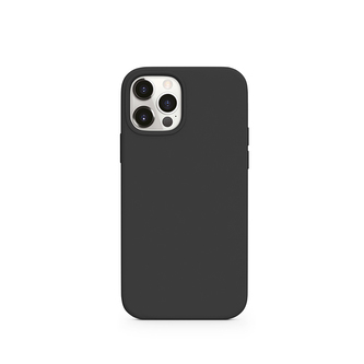 EPICO Silikonový kryt na iPhone 12 Pro Max s podporou uchycení MagSafe - černý