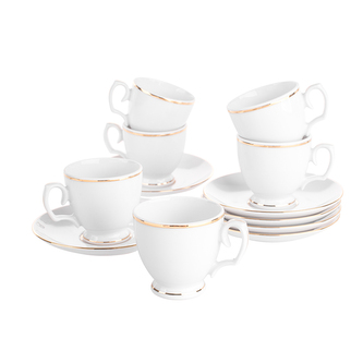 MARIAPAULA KLASSICKÁ ZLATÁ LINIE SADA NA ESPRESSO 100ML/12CM 6/12 (L02)