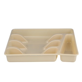 PLASTOVÝ PŘÍBORNÍK 34X26X4.5CM BÉŽOVÝ