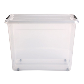 SKLADOVACÍ KONTEJNER SIMPLESTORE S MÍSTAMI NA KOLEČKÁCH 58X39X42CM 80L (1742)