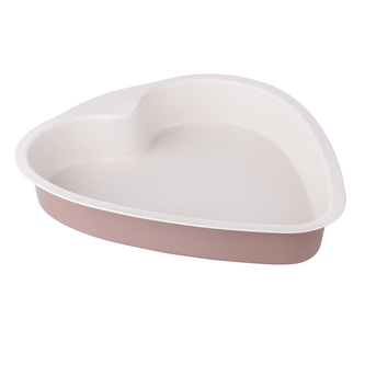 KOTLOVÁ PEČICÍ FORMA NON-STICK VE TVARU SRDCE CAFFE CREME (990-59/7)