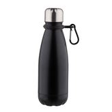 NEREZOVÁ LÁHEV S KARABINOU 350ML ČERNÁ
