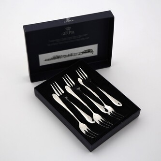 MONA SADA 6 DEZERTNÍCH VIDLIČEK LEŠTĚNÉ