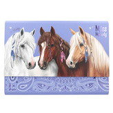 Dopisní sada Miss Melody, Fialový, 3 koně