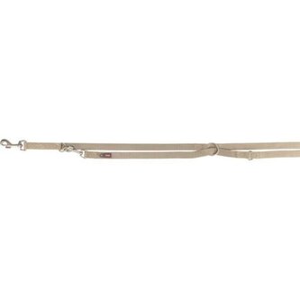 Vodítko PREMIUM prodlužovací, písková - M-L: 2,00 m/20 mm