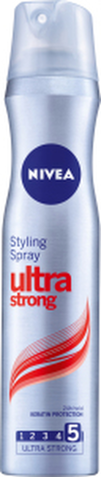 Nivea Haarspray Ultra Strong, lak na vlasy, 250 ml