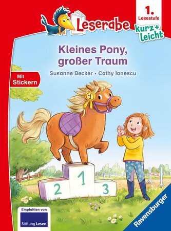 Kleines Pony, großer Traum - lesen lernen mit dem Leseraben - Erstlesebuch - Kinderbuch ab 6 Jahren - Lesenlernen 1. Klasse Jung