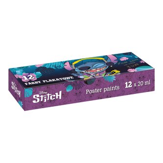 Colorino temperové barvy - Stitch, kelímek, á 20 ml, 12 barev