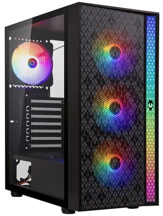 BitFenix skříň Light / ATX / 4x120mm RGB fan / 2xUSB 3.0 / USB 2.0 / tvrzené sklo / černá BitFenix skříň Light / ATX / 4x120mm RGB fan / 2xUSB 3.0 / USB 2.0 / tvrzené sklo / černá