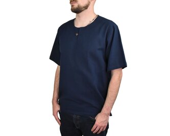 Kurta unisex Nathan, modrá XXL