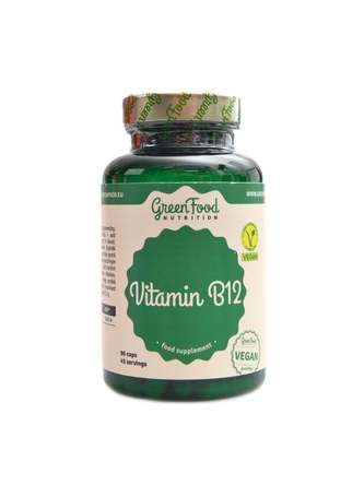 GreenFood nutrition - Vitamin B12 90 kapslí
