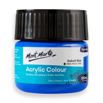 Mont Marte akrylová barva, 100ml, modrá kobaltová (Cobalt Blue)