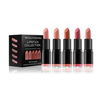 Makeup Revolution Matte Nude Lipstick Collection ( 5 ks ) - Sada pěti rtěnek 3. ml pro ženy
