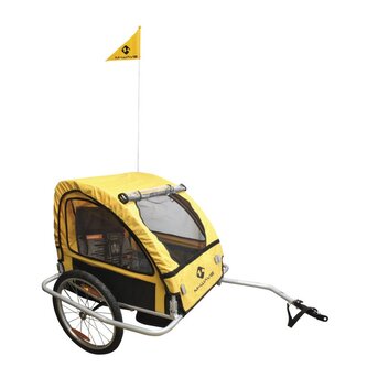 cyklovozík M-Wave "KIDS RIDE EASY" ocel POŠKOZENÁ KRABICE - PŘEBALENO
