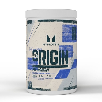 MyProtein Origin Pre-Workout 600 g blue raspberry (modrá malina)