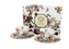 Porcelánový hrnek espresso Vintage Flower White 90 ml, sada 2 ks v dárkovém boxu