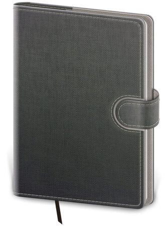 Diář 2025 Flip týdenní A5 šedo/šedá