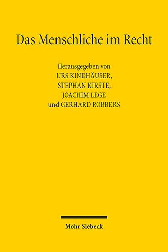 Das Menschliche im Recht