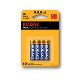 Kodak baterie MAX alkalická, AAA, 4 ks, blistr
