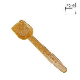 Lžička EKO kompozit dřevo/plast (WPC) zmrzlinová 9,5 cm[500 ks]