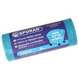 Pytle na tříděný odpad 120L - 8 ks, modré - na papír