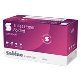Toaletní papír Satino Prestige skládaný, 2 vrstvy, 9000 ks