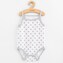Kojenecké body bez rukávů New Baby Classic II hvězdičky šedé holka - velikost 80 (9-12m)