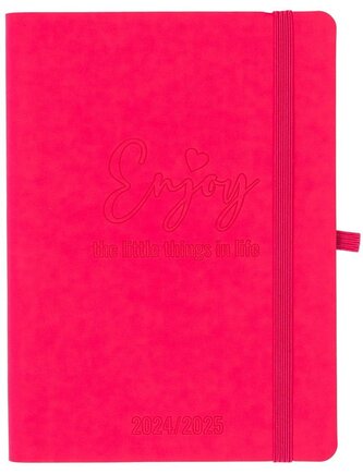 Kalendarz szkolny 2024/25 B6 tyg. Salsa różowy