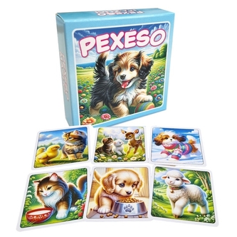 Pexeso Mazlíčci Modré v krabičce