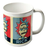 Keramický hrnek Rick and Morty: Rick Campaign (objem 315 ml) bílý
