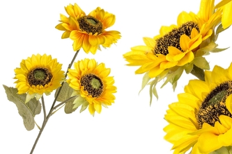 Slunečnice 3 květy 85 cm
