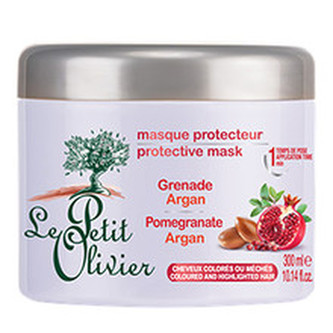 Le Petit Olivier Vyživující maska na vlasy s granátovým jablkem a arganovým olejem (Hair Mask) 300 ml woman