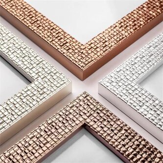 Rámeček "Mosaic", rosegold, 10 x 15 cm