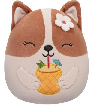 Squishmallows Corgi s drinkem Regina 20 cm
