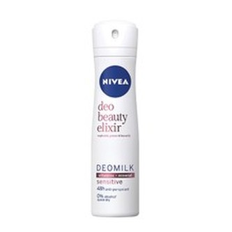 Nivea Antiperspirant ve spreji Deo Beauty Elixir Sensitive Deomilk 150 ml woman