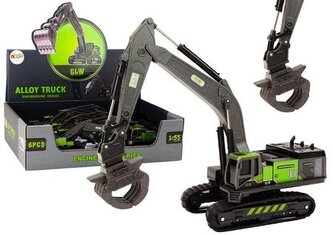 Koparka gąsienicowa 1:55 czarno-zielona Koparka gąsienicowa 1:55 czarno-zielona