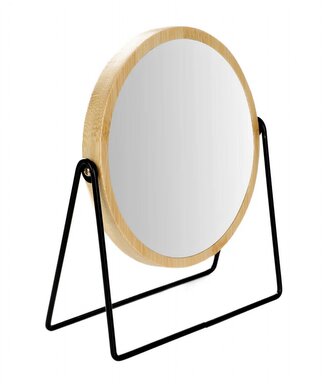 Zrcátko | NIKIE | černá | 15,4x15,4x1,4cm | 882512 Homla