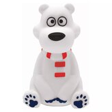 Designové noční světlo LED 3D Polární medvěd 13 cm