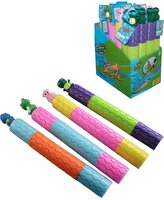 Pistole vodní dělo 40cm pěnová soft trubice se zvířátkem na vodu 4 druhy