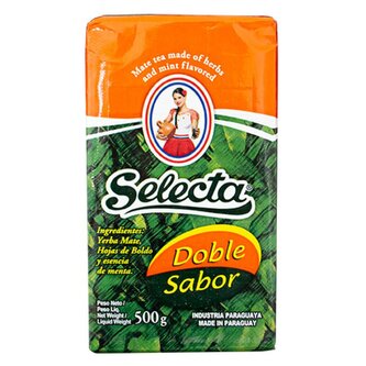 Yerba Maté Selecta Doble Sabor - 500 g